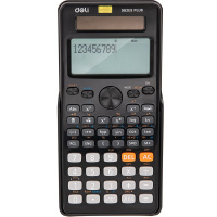 Калькулятор научный 10+2 разрядов 252 функции 170х85х20мм черный ED82ES