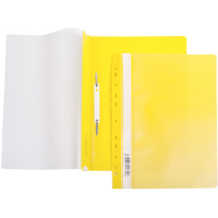 Папка-скоросшиватель А4 с перфорацией желтая AS4_00205/040020