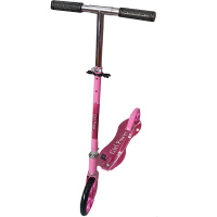 Самокат 2-х колесный L=83,5см розовый пластик/металл, колесо PVC d=20см HB2227
