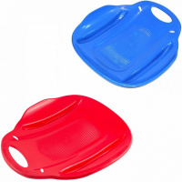 Санки-ледянки 53х48см "Метеор" с ручкой, пластик, цвет ассорти 10090220