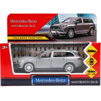Машина "Mercedes-Benz Maybach GLS" серая, инерционная, металл 12см, двери (открывающиеся двери)