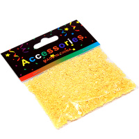 Пайетки Сердца, желтый Y9533-19