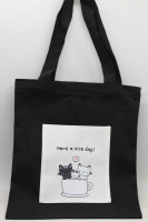 Сумка "Have a nice day" 38х33см 1 отделение, 1 карман, текстиль, 7 цветов 11822-24