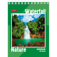 Блокнот А6 40л "Пейзажи" клетка на гребне 40Б6B1гр/004668