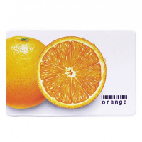 Карман для карт "Фрукты" 65х95мм пвх 2802.ЯК.Ф