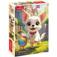 Пазлы 30 эл. "Забавный песик" 21х29см макси 30ПЗ4_33583/090503