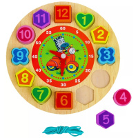 Игрушка логическая "Часы" 18см 4 вида Y6174-17