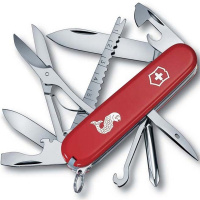 Нож перочинный 91мм "Fisherman" 18 функций красный 1.4733.72