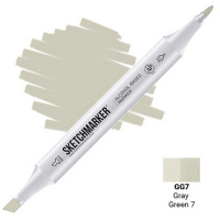 Маркер спиртовой двухсторонний "Sketchmarker" серо зеленый 7 SM-GG7