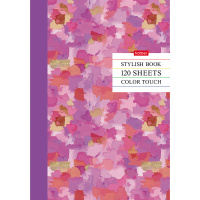 Бизнес-блокнот А5 120л "Stylish book" клетка глянцевая ламинация с поролоном 7БЦ 059940