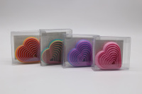 Фигурка 3D "Сердце" подвижная, пластик, 6 цветов BJ5217