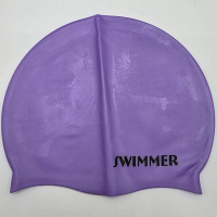 Шапочка для плавания 21,5см фиолетовая 2039-292