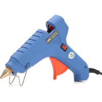 Пистолет клеевой электрический (60Вт) 19х16х3см диаметр 1,1см, синий корпус Y9363-19/11569-24