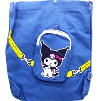 Сумка "Happy day" 37х32см 1 отделение, 1 карман, текстиль, синяя BX23176