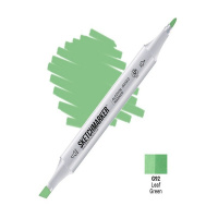 Маркер спиртовой двухсторонний "Sketchmarker" зеленый лист SM-G92