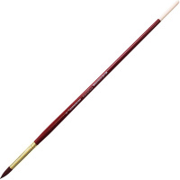 Кисть синтетика круглая №4 длинная ручка Round#4….