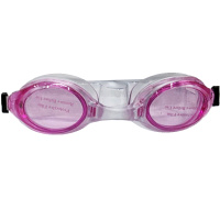 Очки для плавания розовые в футляре YJ1150