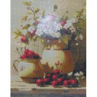 Алмазная мозаика 20х25см "Натюрморт" полная выкладка ZH7850