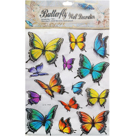 Наклейки интерьерные "Бабочки" 8D 35х60см ассорти TH2272