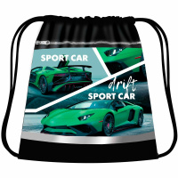 Сумка для сменной обуви "Green sport car" 42х34см 1 отделение с карманом СДС-71 Сумка для сменной обуви "Green sport car" 42х34см 1 отделение с карманом СДС-71