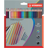 Карандаши акварельные 24 цвета шестигранные, картон 1624-3