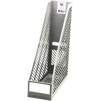 Лоток д/бумаг вертикальный "Sysmax" ширина 9см, пластик, серый 34101/280089