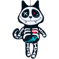 Скелет 26см черный/белый HALS0