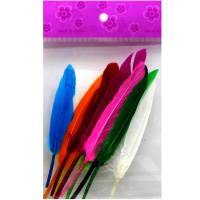 Набор перьев 10шт/уп., размер пера 11-15см, 10 цветов Y10854-24