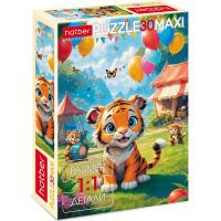 Пазлы 30 эл. "Праздник на полянке" 21х29см макси 30ПЗ4_33364/090099