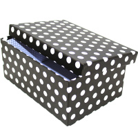 Коробка подарочная "Горох" 21*15*8,5см картон Y9232-19