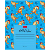 Тетрадь А5 12л линия "Мой друг Дино" на скобе 5 дизайнов 12Т5В2/067640