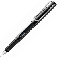 Ручка РП "Lamy Safari 019" EF синяя, корпус черный, пластик 4000241