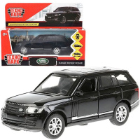Машина "Range Rover Vogue" черная, инерционная, металл 12см (открывающиеся двери) VOGUE-BK