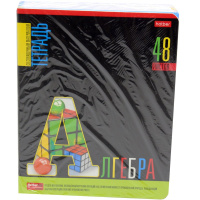 Набор тетрадей предметных А5 48л 10шт "Яркое на черном" на скобе выборочный лак 084656