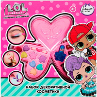 Косметика для девочек "LOL" (тени для век, помада для губ 4шт, лак для ногтей) 119835-LOL-ML