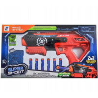 Пистолет "2 в 1" 49х27,5см с мягкими пулями, гидрогелем Y9588-19