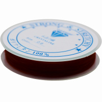 Эластомерная нить 0,6ммх8м, коричневая XC2391