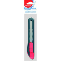 Нож канцелярский 18мм "Nusign" с фиксатором лезвия, пластик 018211