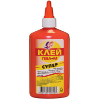 Клей ПВА 125гр (красный флакон) 20С 1333-08