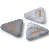 Ластик "Carrara" треугольный, 36х40х8мм 3 вида 42-0089