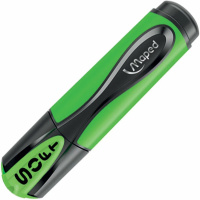 Маркер текстовыделитель "Fluo Peps Soft" зеленый, клиновидный наконечник, толщина линии 1-5