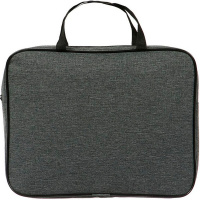 Папка с ручками 35х27х6см "Графит" ткань, внутренний карман, жесткое дно ПДМ-111