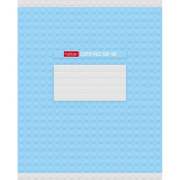 Тетрадь А5 48л клетка "Constructor" на скобе глянцевая ламинация 5 дизайнов 075079