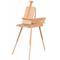 Этюдный ящик с палитрой 44х16х56см с телескопическими ножками, дерево Mabef M/22