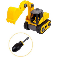 Конструктор "Экскаватор" 20х13х13см с отверткой, пластик 2293080/1085