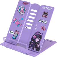 Подставка для книг металлическая "Kawaii Mimi" 15,4х15,2см сиреневая, в пакете 8063512