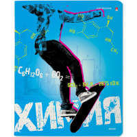 Тетрадь А5 48л клетка Химия "Generation" на скобе гибридный УФ-лак 7-48-1224/06