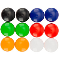 Магниты д/доски 15мм 12шт, ассорти, в блистере E7823