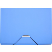 Папка на резинке 7 отделений "Start" А4 0,7мм пластик синий E5554