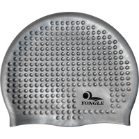 Шапочка для плавания 22см серая Y940-13